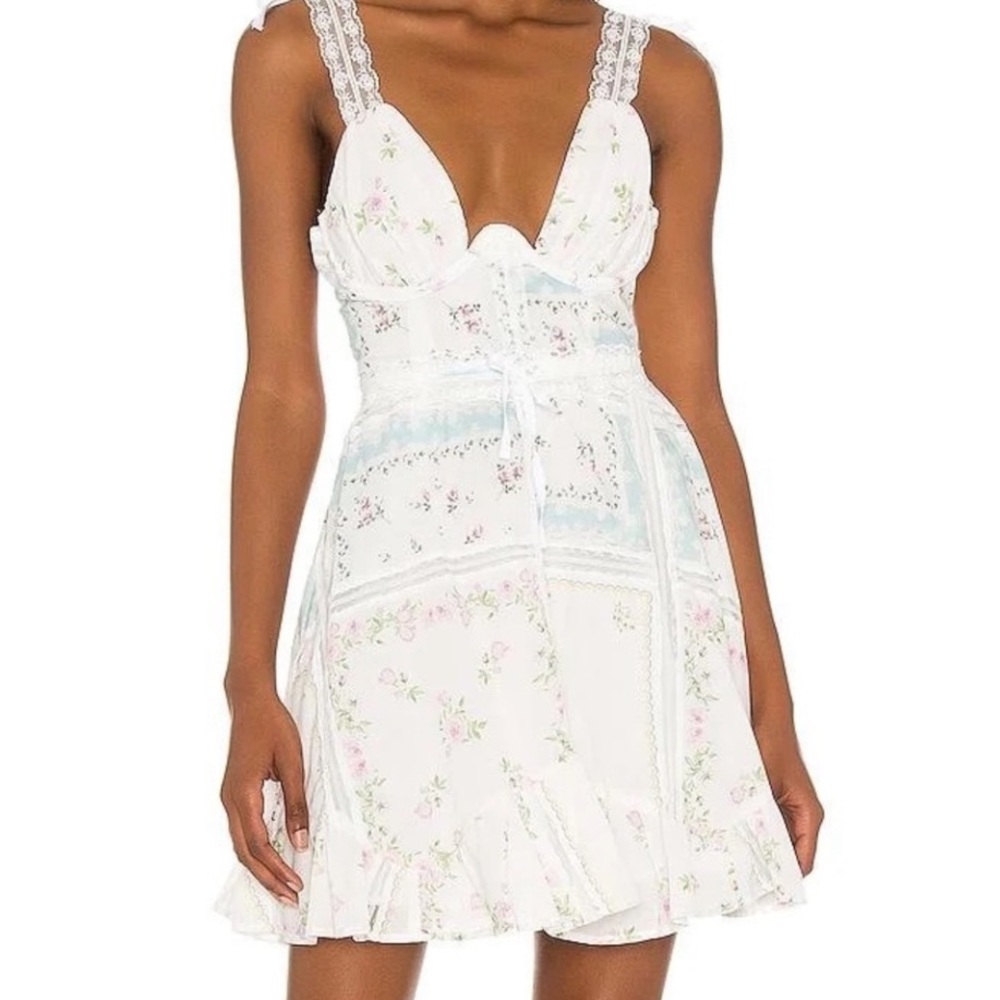 For Love and Lemons Shea Mini Dress